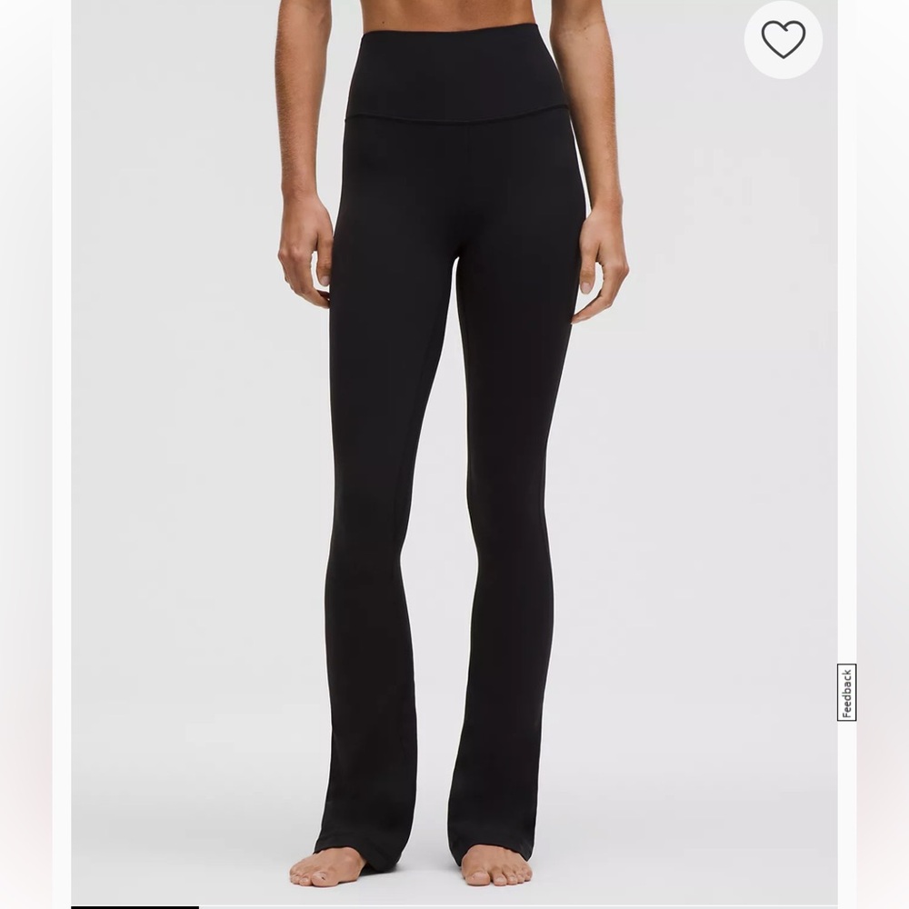 lululemon athletica Black Flared Leggings